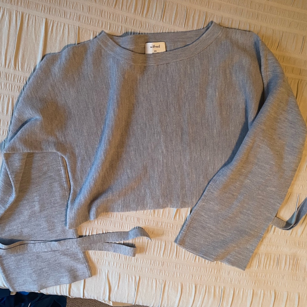Wilfred Cropped Long Sleeve Top